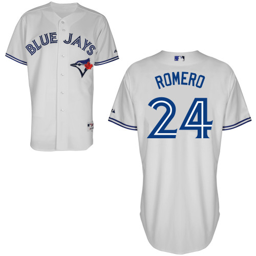 Discount and high quality Toronto Blue Jays 2012 24 Ricky Romero White Baseball MLB Jersey